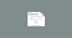 Desktop Screenshot of gabineteararas.sinoinformatica.com.br